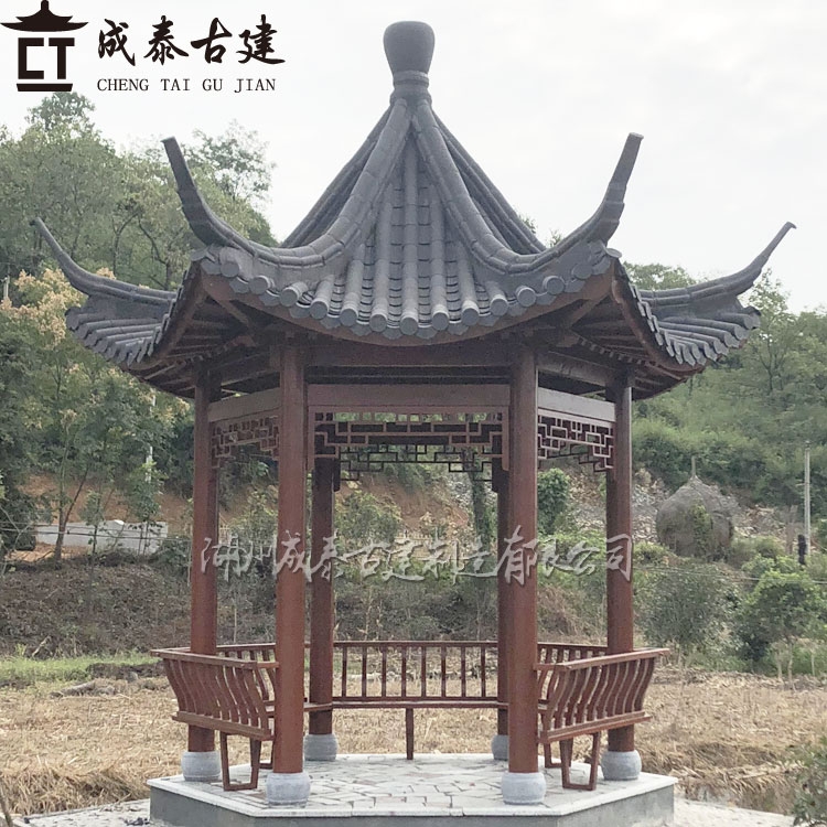 成品古建六角凉亭